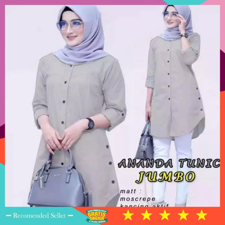 PROMO TUNIK MURAH KOREAN STYLE / Baju wanita ananda tunik