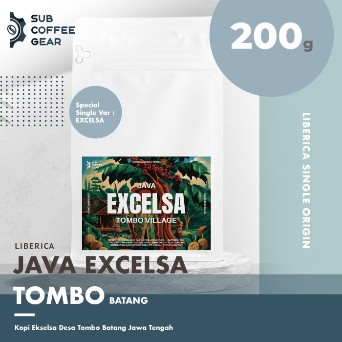 

Kopi Excelsa Central Java Tombo Village Ekselsa Batang Jawa Tengah Liberica Single Origin Coffee Beans Biji Kopi Bubuk Roasted Coffee Bean Kopi Nangka Excelsa Coffee Liberica Coffee Kopi Liberika for Filter or Espresso Bukan Arabika Robusta