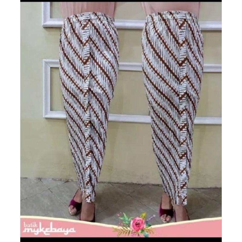 Kebaya rok plisket batik dewasa//bawahan kebaya