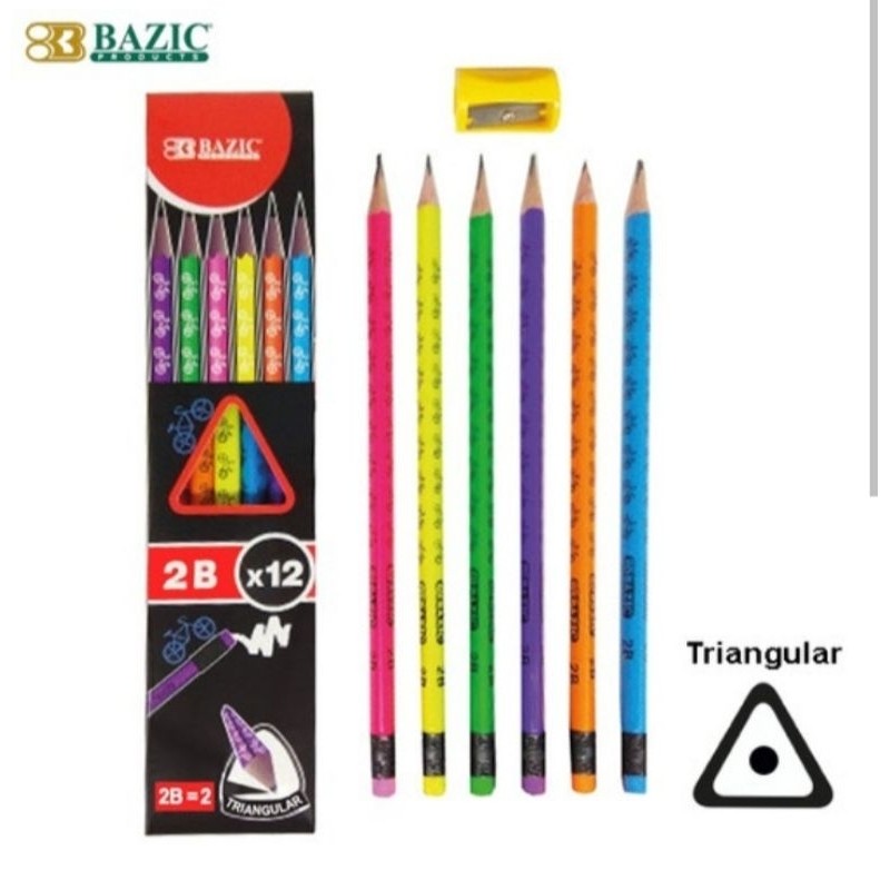 

(1pcs) Pensil basic/pensil segitiga/pensil untuk belajar menulis