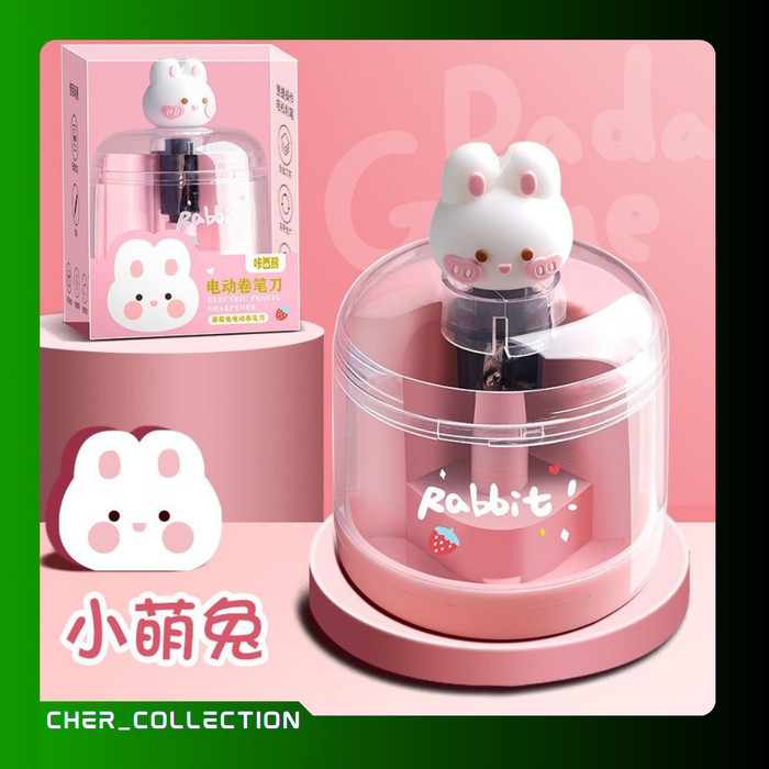 

Rautan Pensil Electric Dan Manual Lucu / Rautan Otomatis Lucu - Biru