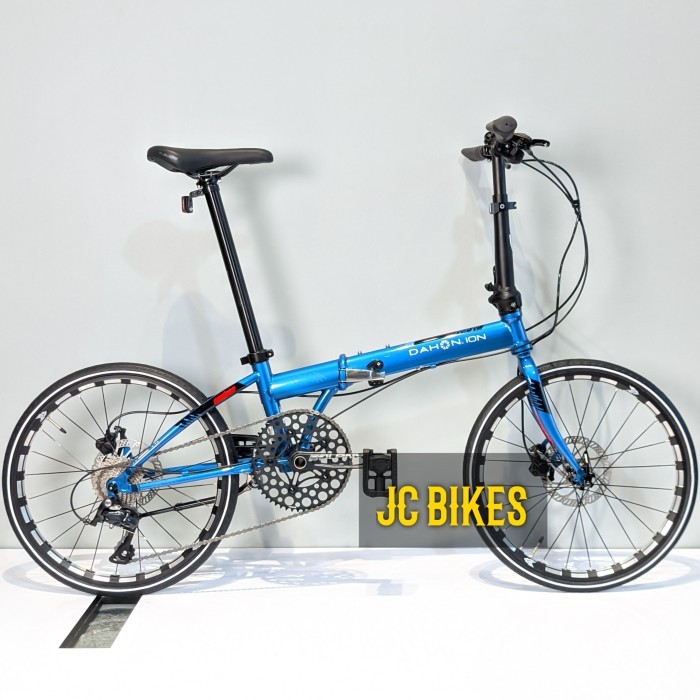 Sepeda Lipat Dahon ION Sanjose Chromoly 20+ Fullbike Rakitan JC Bikes - Blue