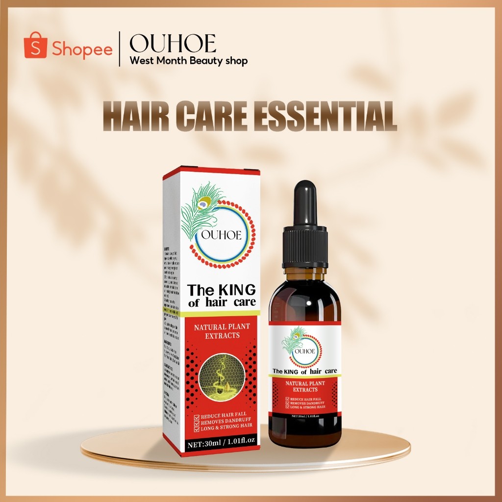 OUHOE Ouhoe The King Of Hair Care 30ml Natural Plant Extracts Reduce Hair Fall Removes Dandruff Long