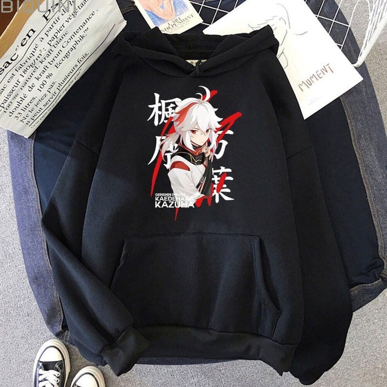 [ FREE GIFT ] Hoodie Jumper KAEDEHAMA KAZUHA - Hoodie Unisex - Cotton Fleece Premium