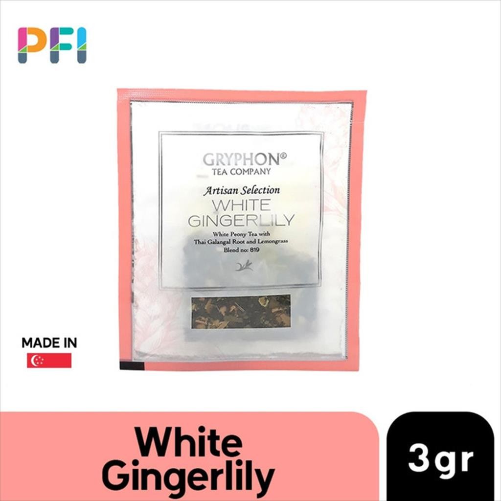 

Gryphon Tea White Gingerlily 1 Sachets 3gr