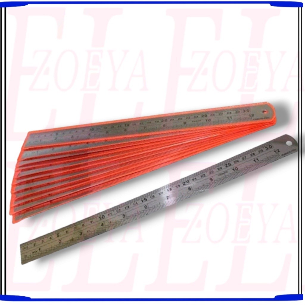 

PENGGARIS BESI STAILESS PANJANG 30CM