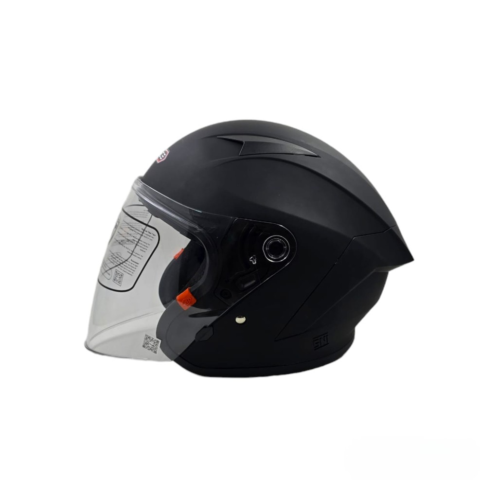 Helm Pria Dewasa Half face Force Spoiler X1 NS ukuran jumbo besar bige size M L XL XXL