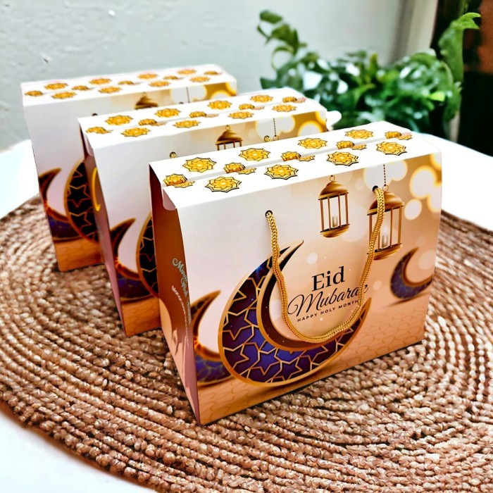 

PL [ ISI 10 PCS ] / KOTAK HAMPERS LEBARAN / PAPER BAG IDUL FITRI / GABLE BOX LEBARAN MURAH
