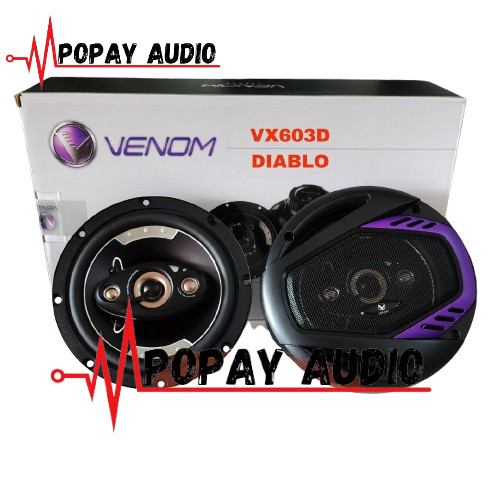 Speaker Coxial Venom Diablo VX 603 D