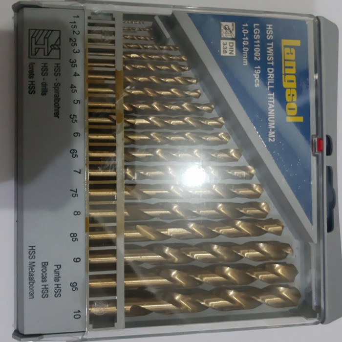 Mata bor stainless set 19pcs