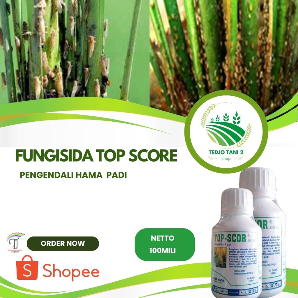 pupuk fungisida top score Top - scor difenokonazol 250 EC 100 ML topscore topscor fungisida padi obat potong leher
