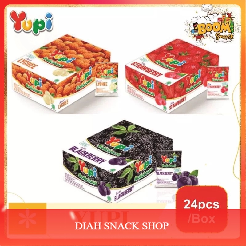 

DSS Yupi Bolicious Rasa Rasa 1 box isi 24 pcs