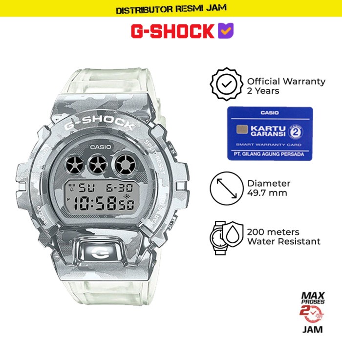GShock GM-6900SCM-1DR GM-6900SCM GM6900SCM Garansi Resmi 2 Tahun