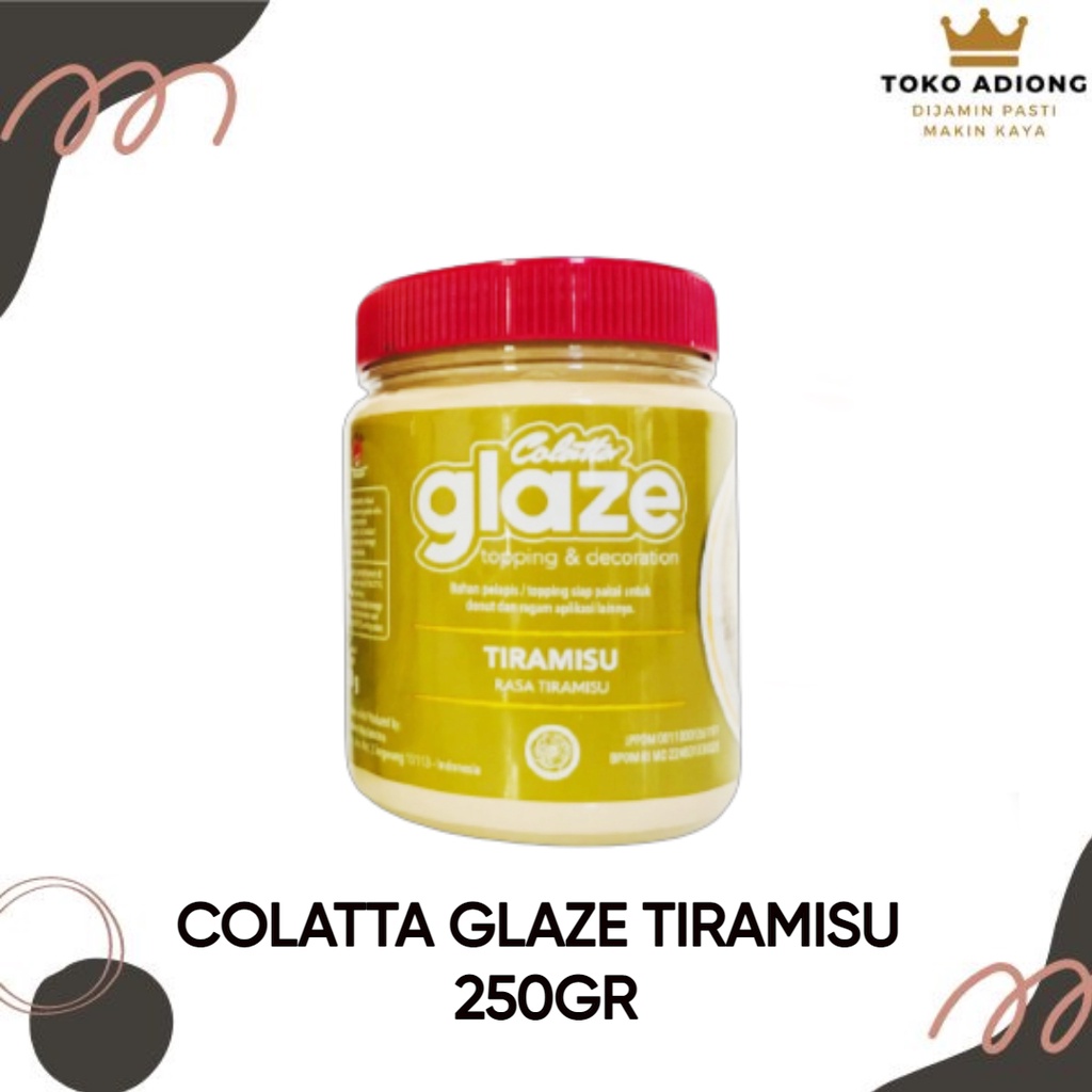 

COLATTA GLAZE TIRAMISU 250GR - glaze in jar