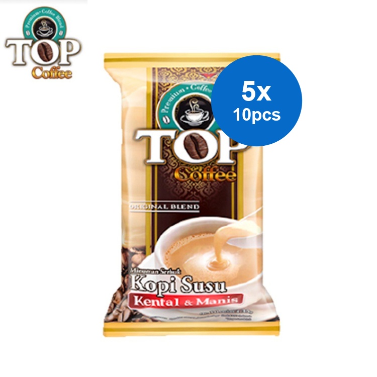 

TOP Kopi Susu Kental Manis 10 x 30 gr (5 pack)