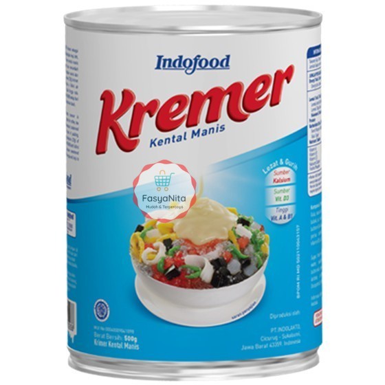 

Indofood Kremer / Krimer Kental Manis [Kaleng 500 gr] - FasyAnita Mart Denpasar