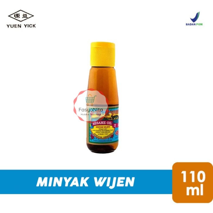 

Minyak Wijen Yuen Yick Sesame Oil (Botol Kaca 110 ml) - FasyAnita Mart Denpasar