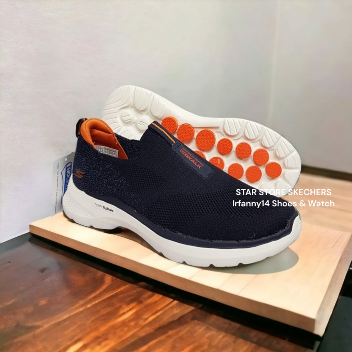 SALE -Sepatu Skechers Go Walk 6 Hyper Original Skechers Pria - Abu-abu, 40- 1.2.23