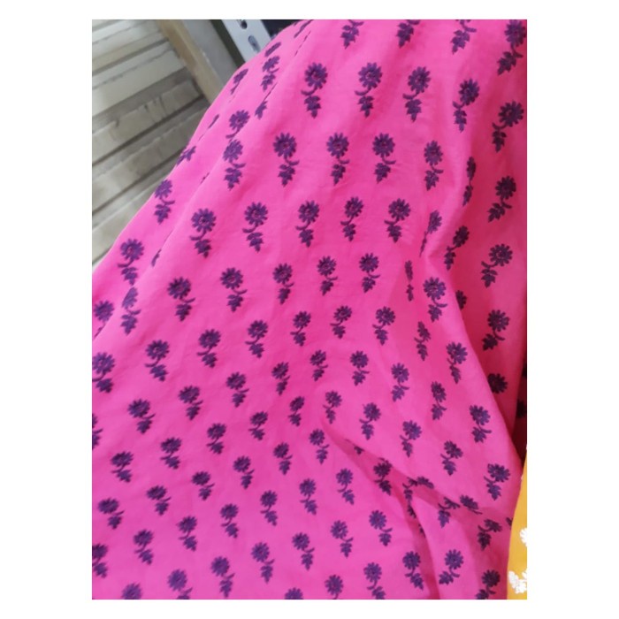 Kain katun bordir/bahan katun bordir putih/katun bangkok bordir - pinl