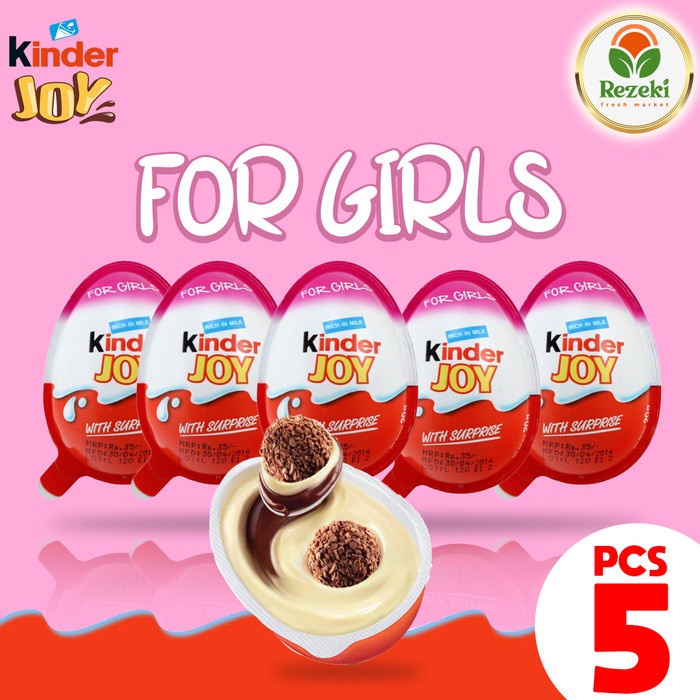 

Kinder Joy for Girls Choco Bundle [ 5pcs x 20gr]