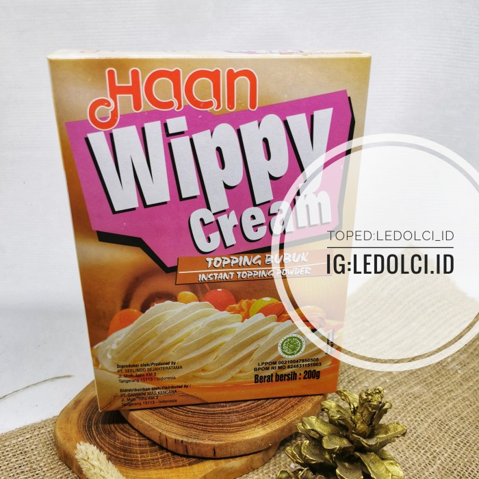 

wasitastore [Promo Murah] TERMURAH! HAAN WIPPY CREAM WHIPPING CREAM BUBUK POWDER 200 GR