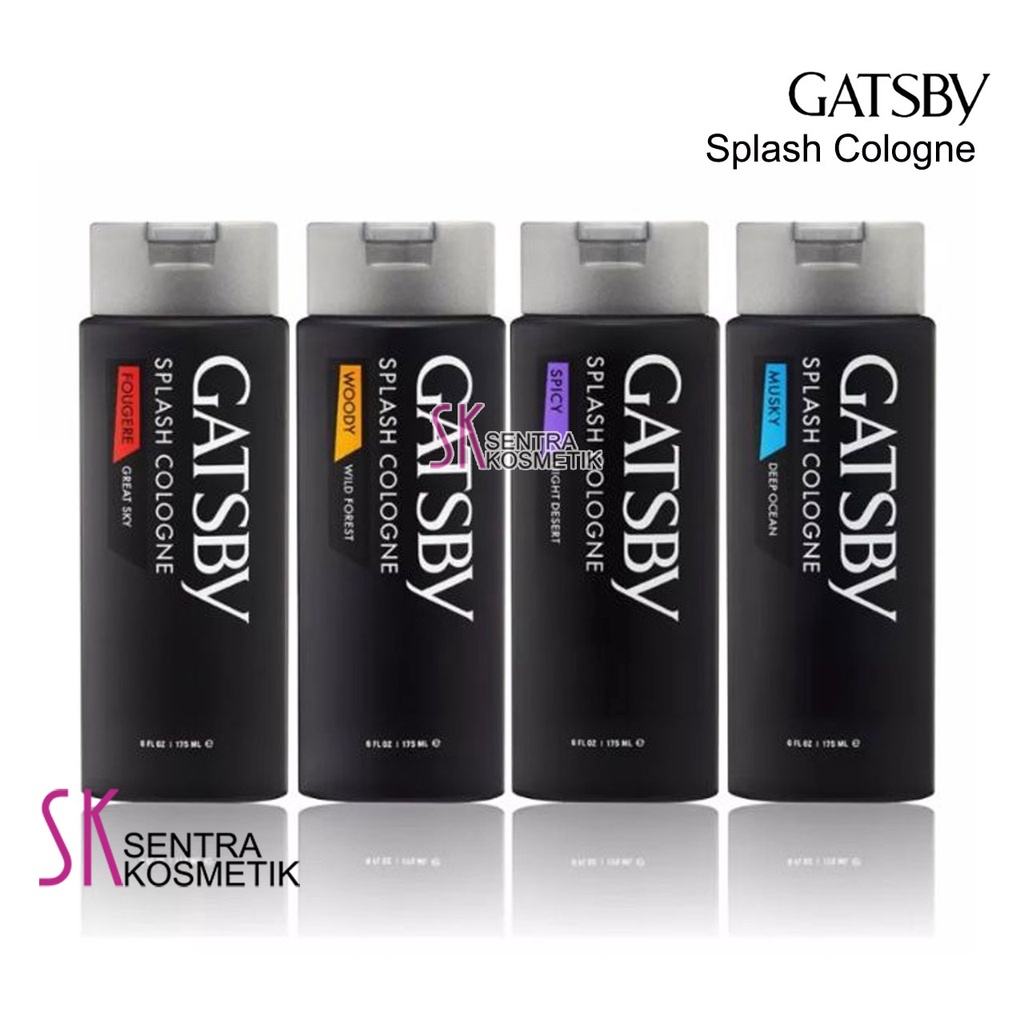 Gatsby Splash Cologne Parfum Pria 175 ml