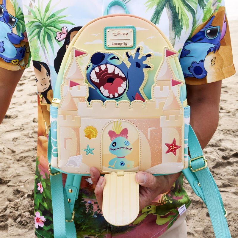 Loungefly Stitch Sandcastle Beach Surprise Mini Backpack