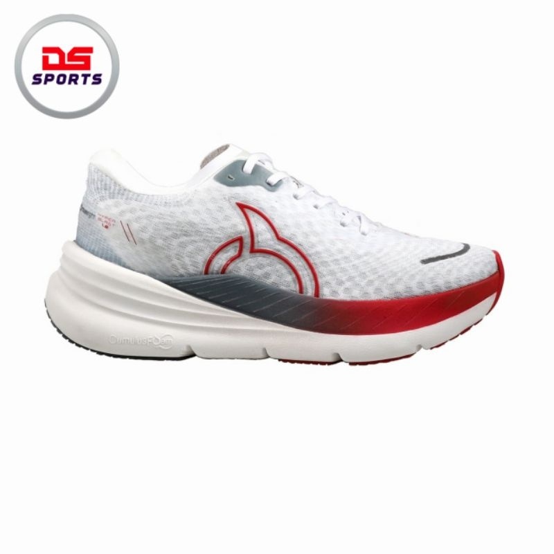 PROMO CUCI GUDANG  SEPATU RUNNING ORTUSEIGHT 100% ORIGINAL HYPERBLAST EVO (GREY ORTRED WHITE)