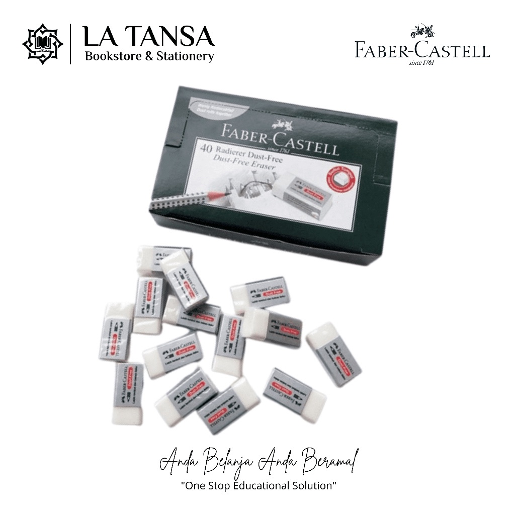 

PENGHAPUS FABER CASTELL RADIER DUST-FREE 187230/PCS