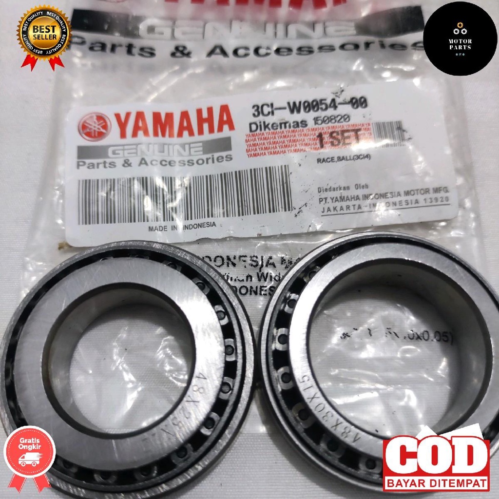 Yamaha (Vixion Old n New - Scorpio - R15) Komstir Bambu Race Ball Kit 3CI Motor