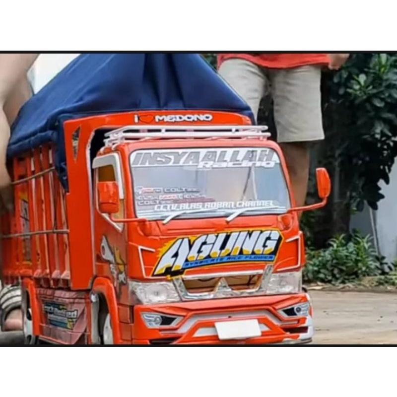 Miniatur Truk Oleng Kayu permata agung murah