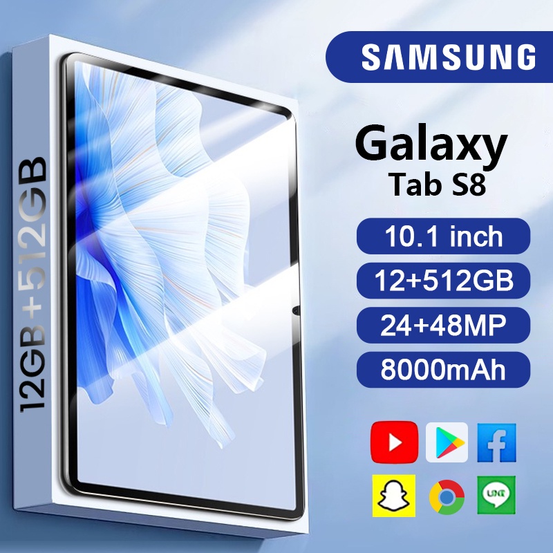 【2023New】Tab Baru Galaxy S9 Ultra Tablet PC for pria anak Murah 10.1inci RAM 12GB+512GB 128GB 256GB ROM terbaru 2023 smart tablet Asli original baru android12.0 cuci gudang 4G/5G Bisa COD