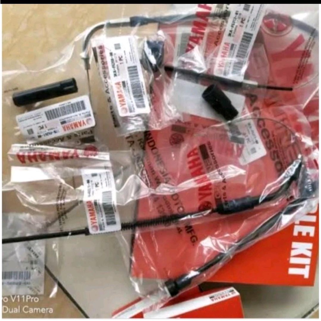 KABEL GAS TALI GAS ASSY 1 SETT YAMAHA RXKING RX KING ORIGINAL