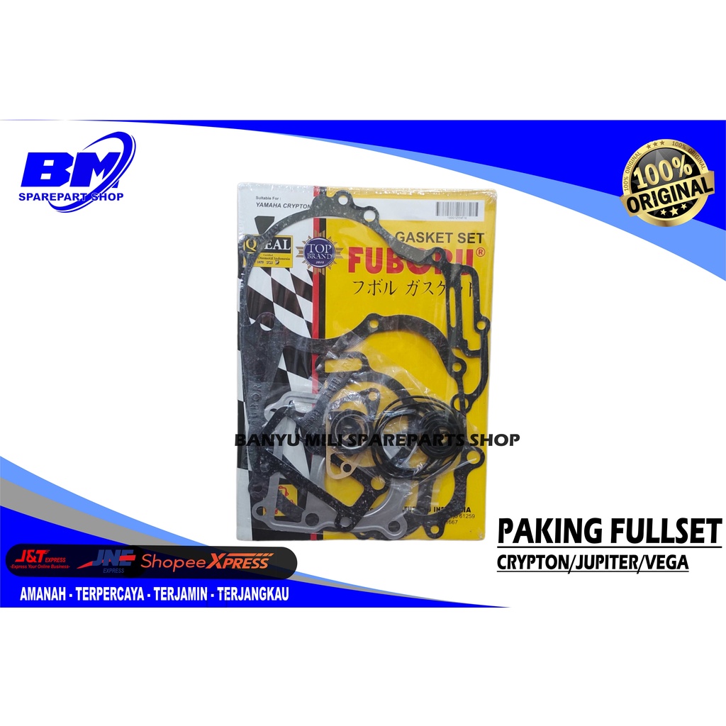 GASKET/PAKING FULLSET CRYPTON/VEGA/JUPITER FUBORU