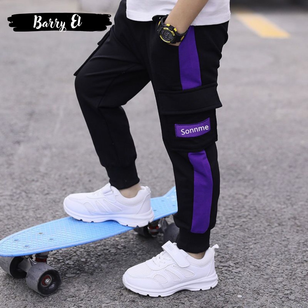 Joger Trening Jogger Kolor Celana Bawahan Panjang Anak Remaja Tanggung Unisex Perempuan Cewek Cowok 