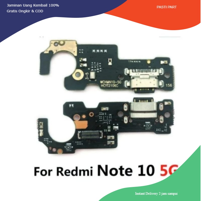 papan cas papan konektor cas connektor charger xiaomi redmi note 10 5g