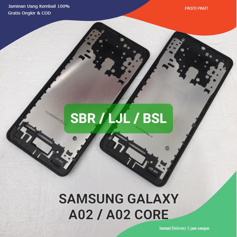 frame lcd tatakan lcd tulang tengah samsung galaxy A02 / a02 core