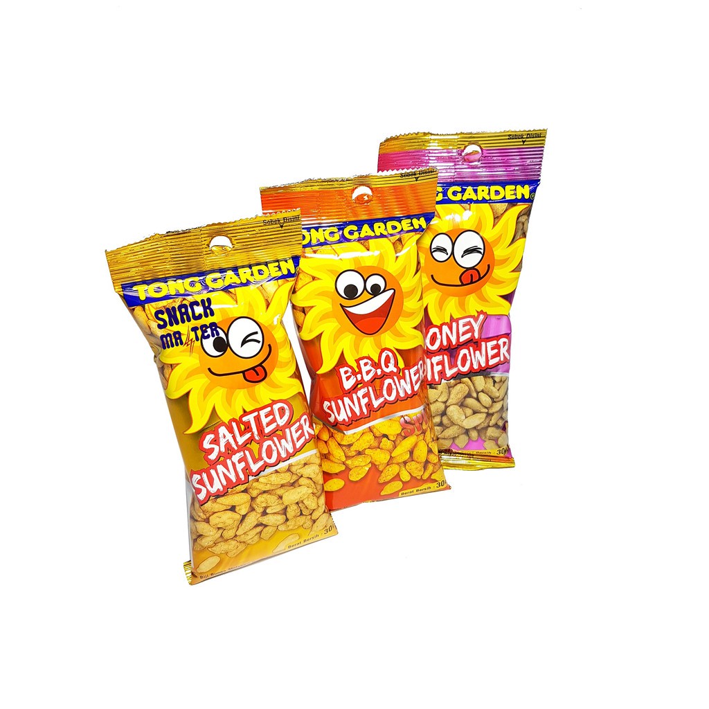 

Tong Garden Sunflower, Kuaci Kupas Biji Matahari - Netto 30 gr.