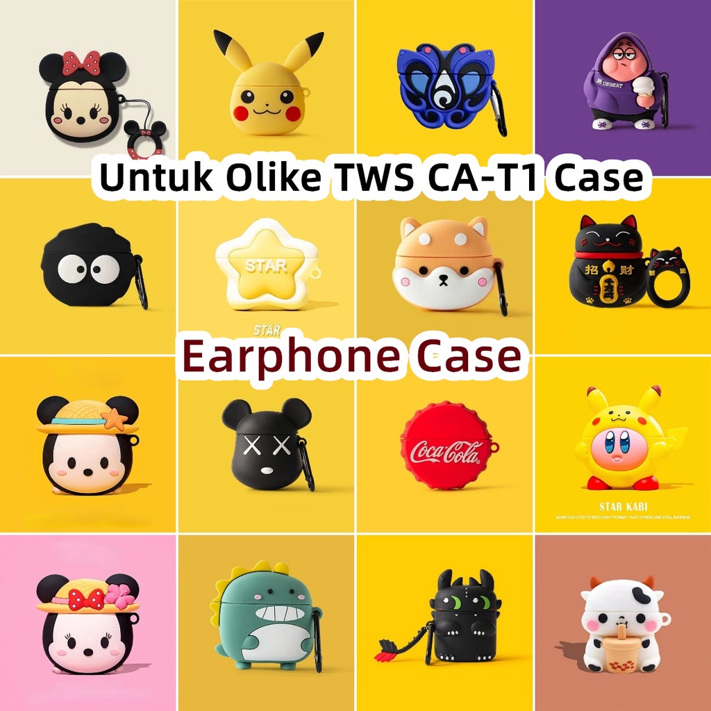 【inovasi】Untuk Olike TWS CA-T1 Case Kartun anime Kulomi Soft Silicone Earphone Case Cover NO.2