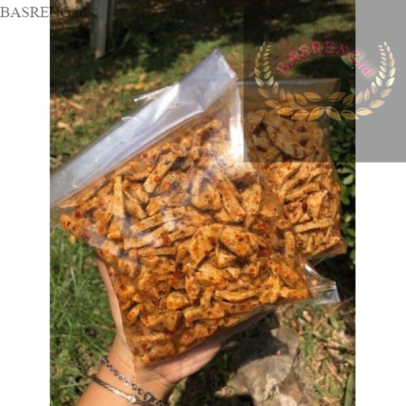 

( BASRENG.id ) BASRENG STIK PEDAS DAUN JERUK (250gram) Bumbu melimpah