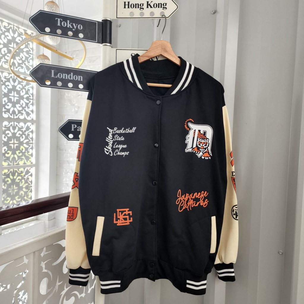 NOUSKA - HARIMAU BASEBALL JAKET Varsity Japanese Style Streetwear