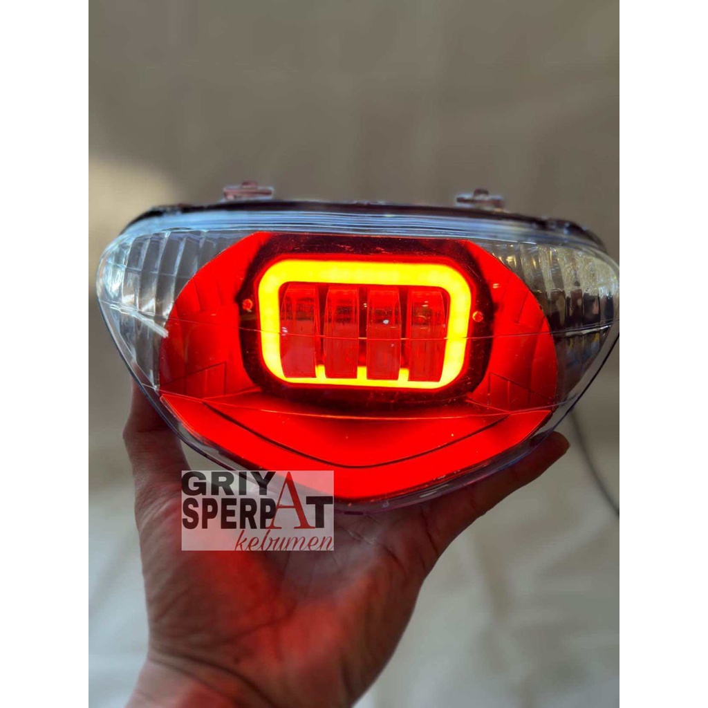 LAMPU DEPAN MIO LAMA MIO SPORTY  LED 4 LENSA