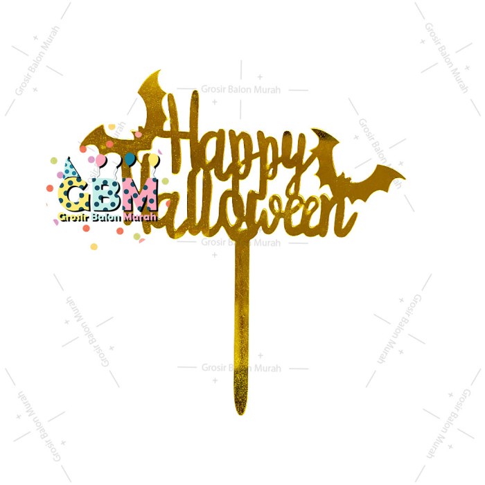 Cake Topper Halloween / Topper Cake Dekorasi Kue / Hiasan Cakehallowen