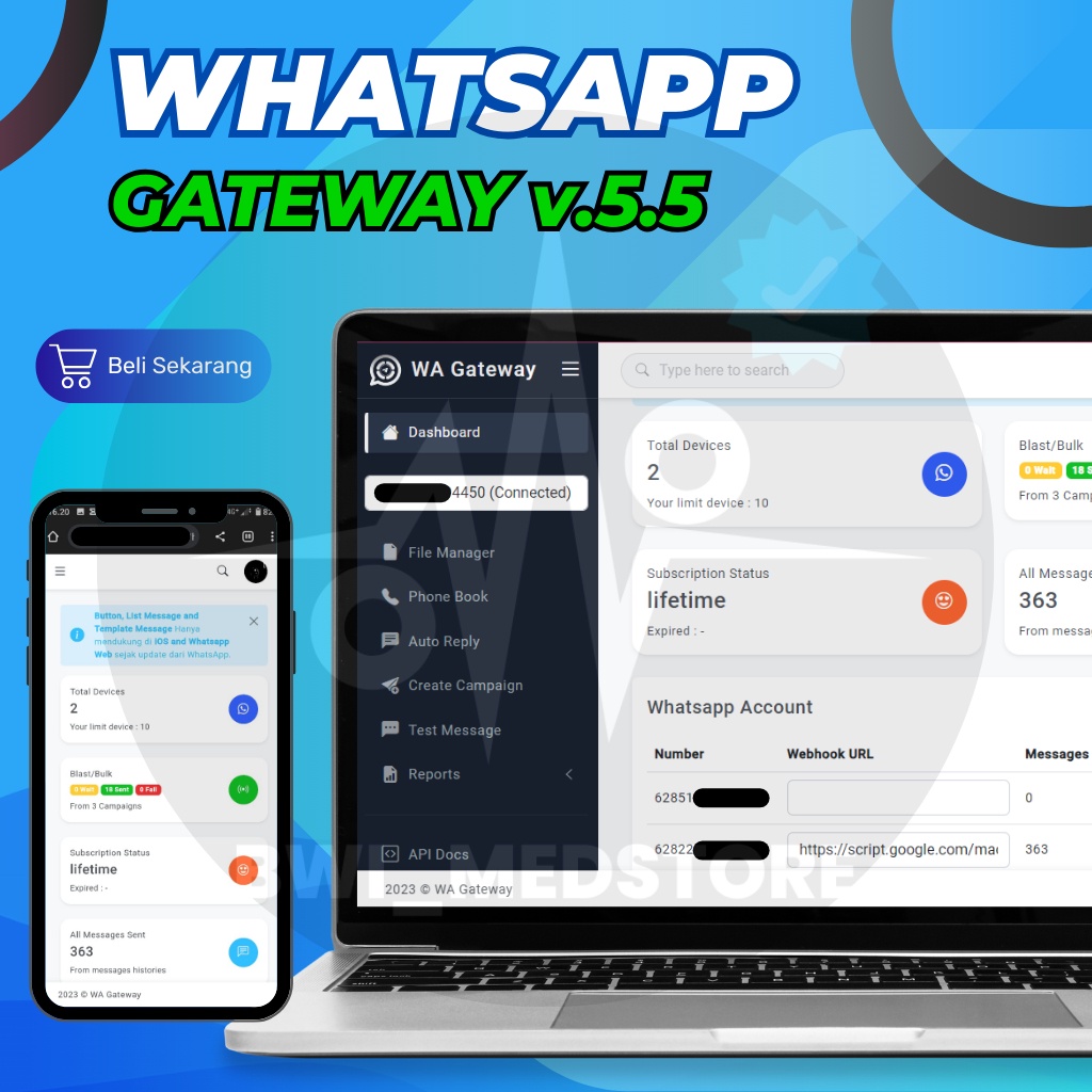 Kumpulan Source Code WhatsApp Gateway