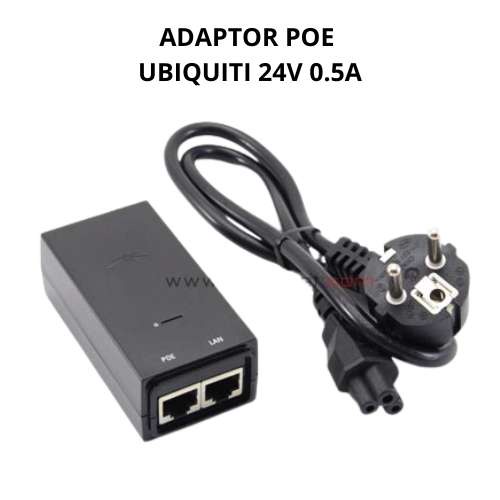ADAPTOR POE UBIQUITI 24V 0.5A