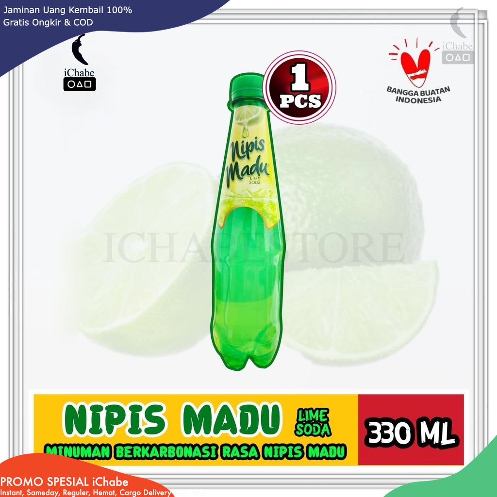 

[BISA COD] DS Minuman NIpis Madu Lime Soda Botol Pet | Jeruk Nipis - 330 ml (Kemasan Satuan)