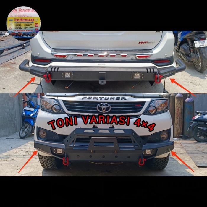 Paket Bemper Bumper Depan belakang Fortuner VNT