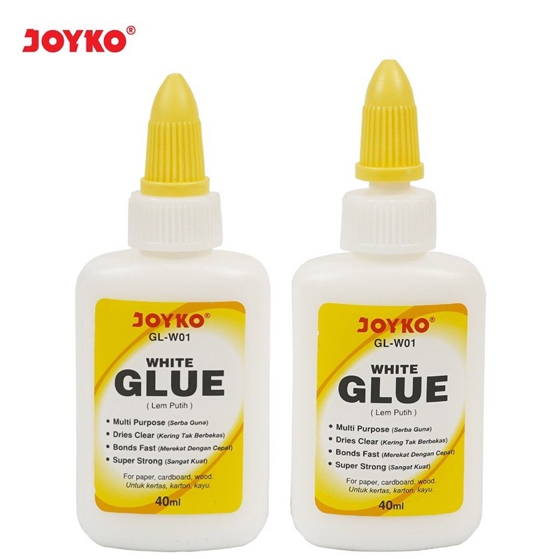

(1pcs) Lem Putih Joyko GL-W01 / 40ml White Glue Lem Cair