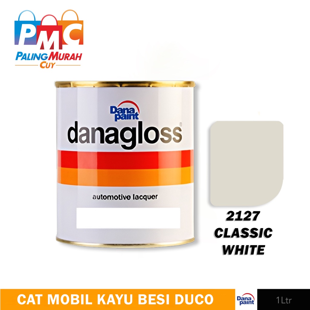 DANAGLOSS NC 2127 CLASSIC WHITE - Cat Mobil Kayu Besi Duco