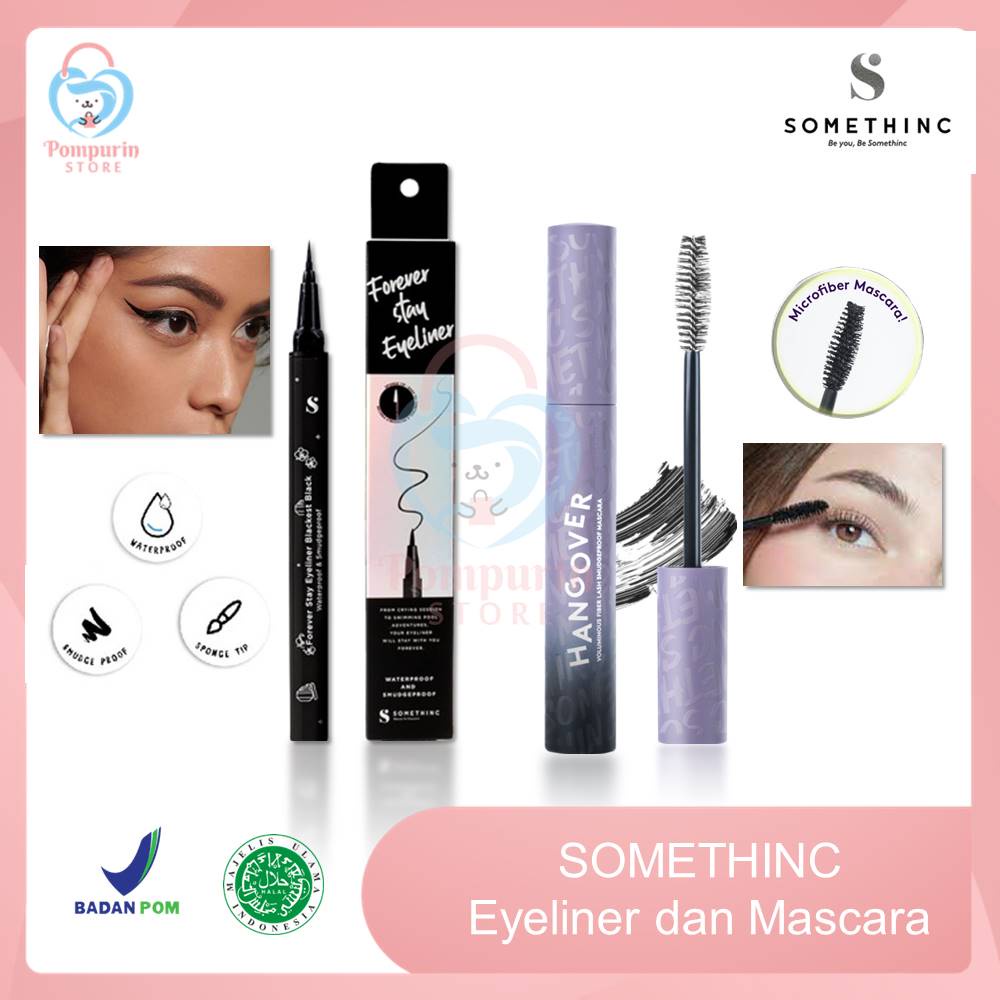 SOMETHINC Mascara / Eyeliner / Eyebrow - Scandal Waterproof Retractable Liner / Brow Matters Eyebrow
